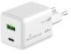 MediaRange MRMA113-2 ładowarka do urządzeń przenośnych Smartfon, Tablet Biały Prąd przemienny Szybkie ładowanie Wewnętrzna 1