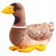 Pluszowa Maskotka Przytulanka Kaczka Brązowo Żółta 28cm 1