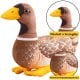 Pluszowa Maskotka Przytulanka Kaczka Brązowo Żółta 28cm 2
