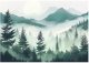 Fototapeta Las Góry Pejzaż Natura Sypialnia Salon Tapeta Flizelina 350X250 1