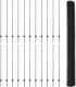 vidaXL vidaXL Słupki ogrodowe 22 szt. U-Channel Szary 160 cm Stal, vidaXL Płot sześciokątny Szary 1.6x50 m Stal 2