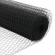 vidaXL vidaXL Słupki ogrodowe 22 szt. U-Channel Szary 160 cm Stal, vidaXL Płot sześciokątny Szary 1.6x50 m Stal 9