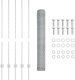 vidaXL Słupki ogrodzeniowe 10 sztuk U-Channel 120 cm Stal ocynkowana, vidaXL Sześciokątne ogrodzenie 1,2x10 m Stal ocynkowana 3
