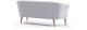 Sofa ESPERO styl skandynawski 3 osobowa welur z guzikami monolith 84 1