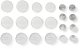 Nedis BALAK20BL, Single-use battery, CR1620, CR2016, CR2025, CR2032, LR43, LR44, LR54, Lithium / Alkaline, 20 pc(s), Silver, 20 mm 2