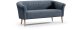 Sofa ESPERO styl skandynawski 3 osobowa welur z guzikami monolith 77 1