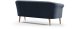 Sofa ESPERO styl skandynawski 3 osobowa welur z guzikami monolith 77 2