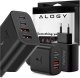 Ładowarka sieciowa 40W 2x USB 2x USB-C Alogy Super Fast Charger Szybkie ładowanie PowerDelivery PD Czarna 13