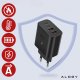 Ładowarka sieciowa 40W 2x USB 2x USB-C Alogy Super Fast Charger Szybkie ładowanie PowerDelivery PD Czarna 6