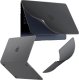 Etui do Apple Macbook Air 13.6 - M2/M3/M4 2022/2023/2024/2025 Alogy AirGuard Elastyczna obudowa Matowy Czarny 18