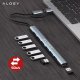 Hub 7w1 USB-C z USB 3.0 do 7x USB-A (1x3.0 + 6x2.0)  Alogy MultiHub Do Notebooka Laptopa 8