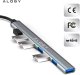 Hub 7w1 USB-C z USB 3.0 do 7x USB-A (1x3.0 + 6x2.0)  Alogy MultiHub Do Notebooka Laptopa 10
