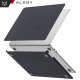 Etui do Apple Macbook Air 13 13.3" - 2018-2021 (M1 A2337/A2179/A1932) Alogy AirGuard Elastyczna obudowa Matowa Czerń 12