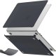 Etui do Apple Macbook Air 13 13.3" - 2018-2021 (M1 A2337/A2179/A1932) Alogy AirGuard Elastyczna obudowa Matowa Czerń 14
