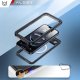 Etui Wodoodporne do Apple iPhone 16e Alogy HydroArmor IP68 Case z przezroczystym tyłem Pancerna obudowa 360 7