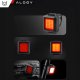 Lampka rowerowa na rower przednia tylna zestaw 2 lampek przód + tył COB USB Alogy Bike Light 14