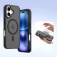 Etui ochronne do iPhone 16 Dux Ducis Lawa MagSafe + portfel  czarne 6