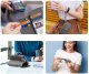 Etui skórzane do iPhone 16 Pro Max Dux Ducis Lawa z portfelem MagSafe szare 2