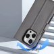 Etui skórzane do iPhone 16 Pro Max Dux Ducis Lawa z portfelem MagSafe szare 8