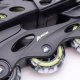 Rolki Martes Dirion JRB rekreacyjne regulowane czarno-zielone r. 35-38 3