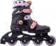 Rolki Martes Dirion JRG rekreacyjne regulowane czarno-różowe r. 35-38 1