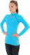 Brubeck Bluza damska z kapturem Fitness turkusowa r. XL (LS11360) 1