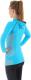 Brubeck Bluza damska z kapturem Fitness turkusowa r. XL (LS11360) 3