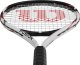 Rakieta do tenisa ziemnego Wilson Fusion XL Rkt 3 4 3/8 biało-czarna WR147910U3 3