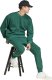 Spodnie męskie adidas Essentials Feel Cozy French Terry zielone JE3858 M 5