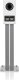 B&W 607 S3 pedestal speaker, 1 pc, white/oak 4