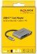 DELOCK USB-C Card Reader fur SD und Micro SD Speicherkarten + USB 10 Gbps Typ-A Port und USB Type-C PD 2.0 85 W 3