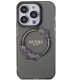 Guess Guess Pc/Tpu Flowers Ring Glossy Logo Magsafe Case For Iphone 13 Pro Czarne 2
