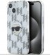 Karl Lagerfeld Iml Electroplated Karl Head Case For Iphone 15 Transparent 1