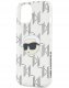 Karl Lagerfeld Iml Electroplated Karl Head Case For Iphone 15 Transparent 2