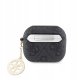 Guess Guess 4G Script Pc/Pu Charm Case For Airpods 3 Czarne 4