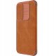 Nillkin Qin Book Pro Case For Samsung Galaxy A55 5G Brązowe 2