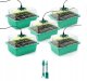 MINI SZKLARNIA LED 5x Lampek 5x Szklarni USB Regulowana wentylacja ROZSADA 1