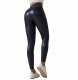 Legginsy MODNE Wysoki Stan MODELUJĄCE EKOSKÓRA Elastyczne PUSHUP CZARNE XXL 3