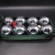 KULE DO GRY w Bule Boule POKROWIEC ZESTAW 8sztuk PETTANQUE SREBRNE METALOWE 7