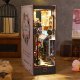 DIY Drewniane PUZZLE 4D OŚWIETLENIE LONDYŃSKA ULICZKA PODPÓRKA DO KSIĄŻEK 3