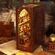 DIY Drewniane PUZZLE 4D OŚWIETLENIE BIBLIOTEKA PODPÓRKA NA PÓŁKĘ DO KSIĄŻEK 4