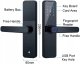 KLAMKA Z ZAMKIEM SZYFROWYM SL-01-TUYA Tuya Smart Bluetooth MIA 4