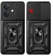 ETUI PANCERNE DO OPPO A40 4G CZARNE ARMOR HOLDER RING PANCERNE KABURA CASE 5