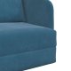 vidaXL Sofa łóżko 2 w 1 Niebieska 65x80x83 cm Welur 9