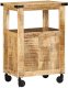 vidaXL Wózek kuchenny 55x40x80 cm z litego drewna mango 5