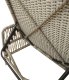 vidaXL Leżak Jasnoszary PE Rattan 157 x 55 x 92 cm Składany 9