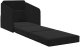 vidaXL Sofa łóżko  2 w 1 Czarna 65x80x83 cm Velvet 3
