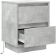 vidaXL Szafka nocna  z LED-ami Beton Szary 39x34,5x50 cm 4