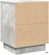 vidaXL Szafka nocna  z LED-ami Beton Szary 39x34,5x50 cm 7