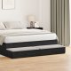 vidaXL Stolik nocny  Czarny dąb Drewno drewnopochodne 160 x 36.5 x 16.5 cm 1